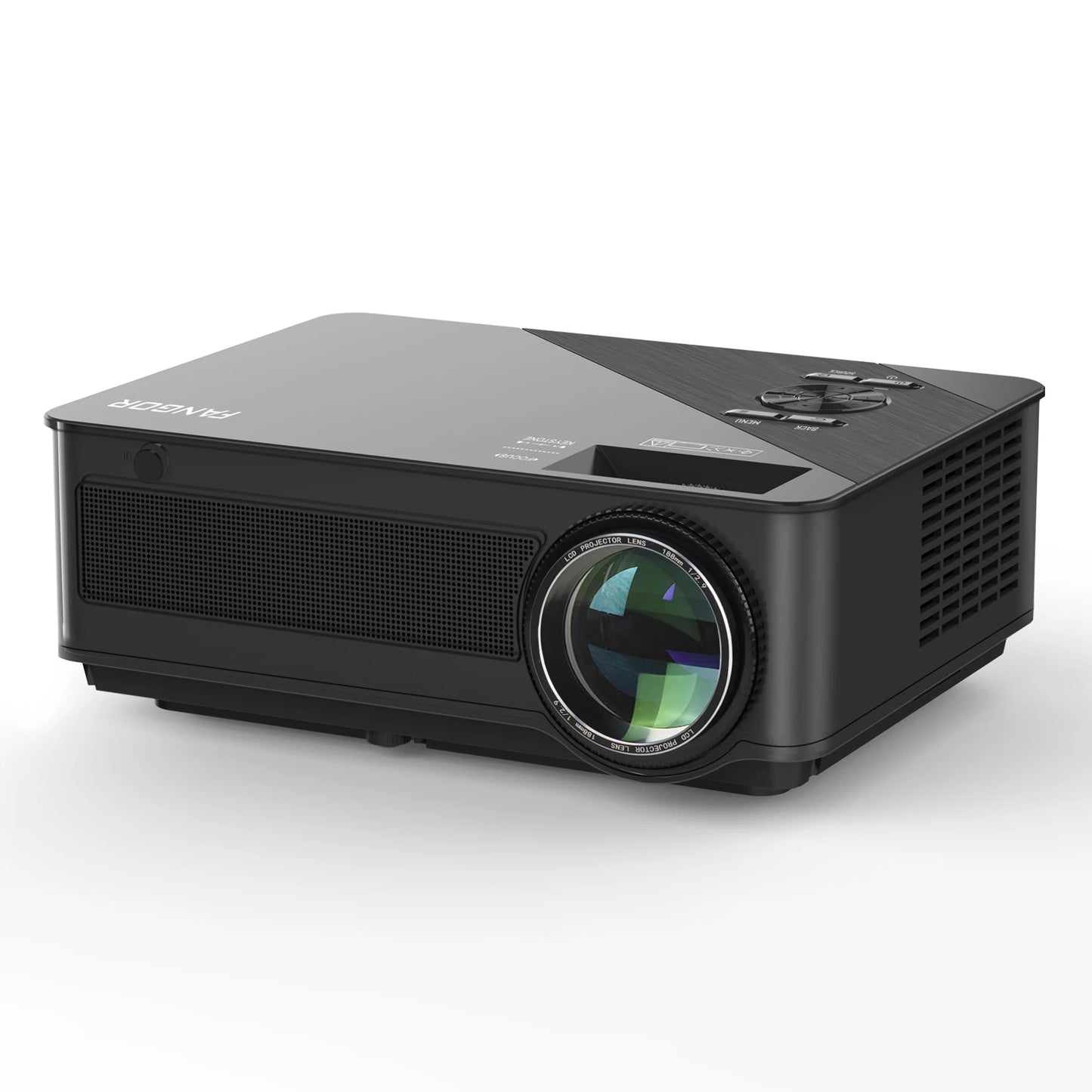 FANGOR 4K Smart Projector – 26,000LM, WiFi, Dolby Audio, USB/HDMI, Roku Compatible
